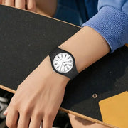 LIGE Minimalist Silicone Quartz Watch – Unisex Design (Available in Multiple Colour Combinations) by Habicare