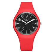 LIGE Minimalist Silicone Quartz Watch – Unisex Design (Available in Multiple Colour Combinations) by Habicare