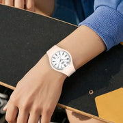 LIGE Minimalist Silicone Quartz Watch – Unisex Design (Available in Multiple Colour Combinations) by Habicare