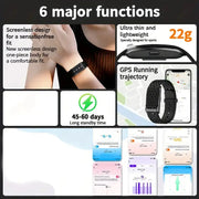 LIGE No-Screen Fitness Smartwatch – Ultra-Thin & Lightweight (available in 4 colours) by Habicare