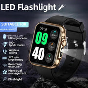 LIGE Outdoor Smart Watch – Large HD Screen, AI Voice Assistant by Habicare