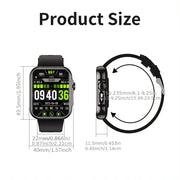 LIGE Outdoor Smart Watch – Large HD Screen, AI Voice Assistant by Habicare