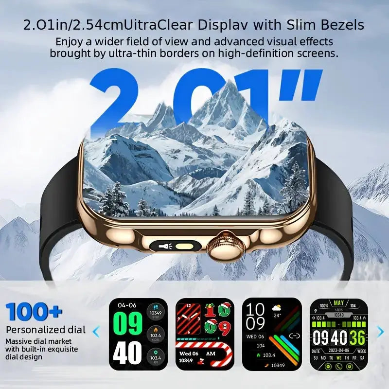 LIGE Outdoor Smart Watch – Large HD Screen, AI Voice Assistant by Habicare