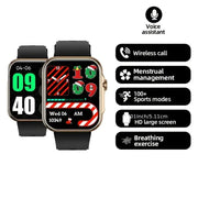 LIGE Outdoor Smart Watch – Large HD Screen, AI Voice Assistant by Habicare