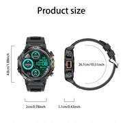 LIGE Outdoor Smartwatch – HD Screen, LED Flashlight, 290mAh Battery (6 types available) by Habicare
