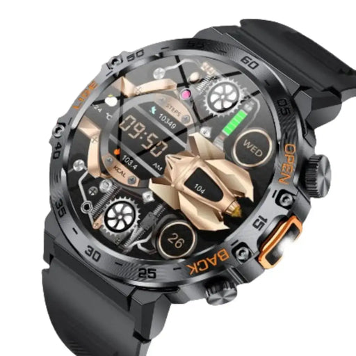 LIGE Outdoor Smartwatch – HD Screen, LED Flashlight, 290mAh Battery (6 types available) by Habicare