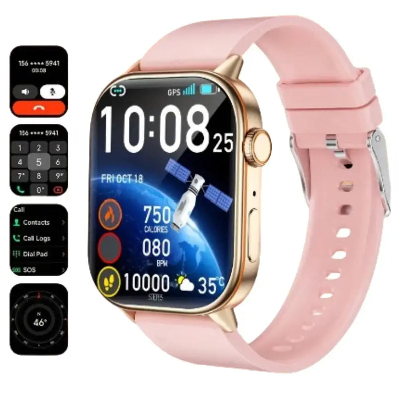 LIGE Outdoor Smartwatch – Large Screen with Compass & Music (10 different styles available) by Habicare