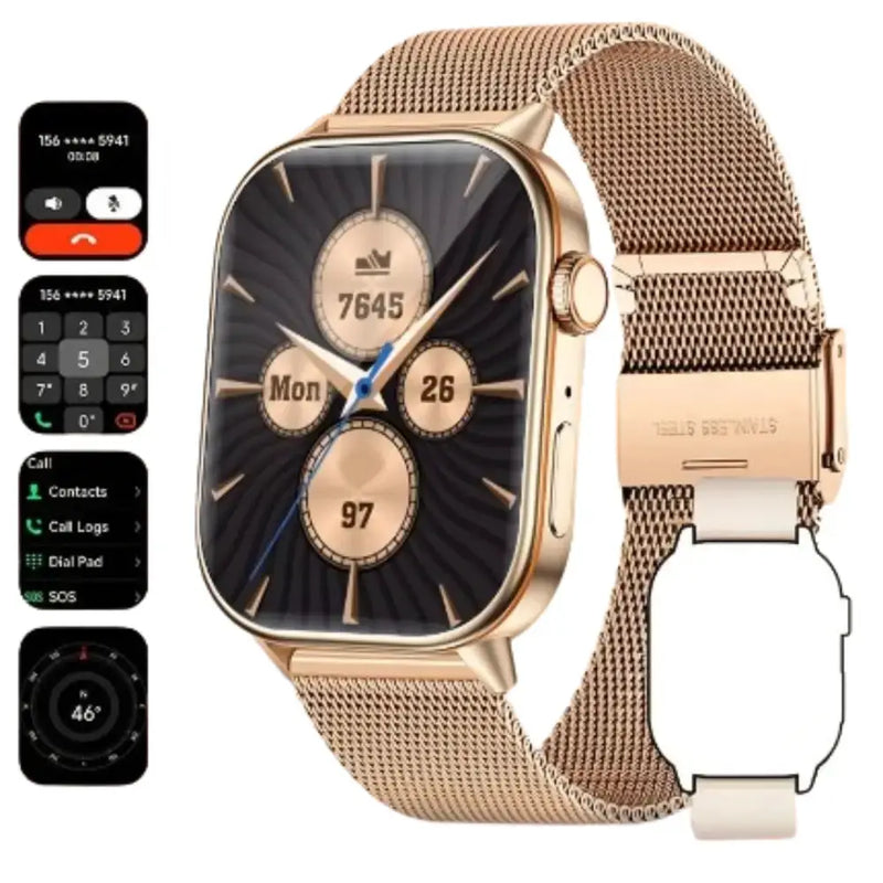 LIGE Outdoor Smartwatch – Large Screen with Compass & Music (10 different styles available) by Habicare
