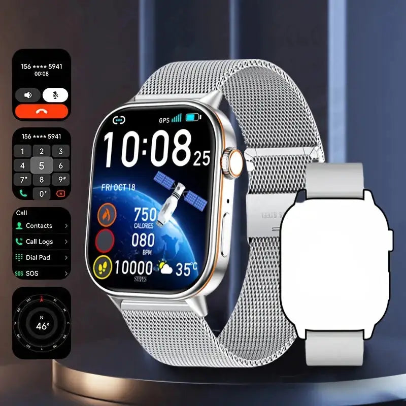 LIGE Outdoor Smartwatch – Large Screen with Compass & Music (10 different styles available) by Habicare