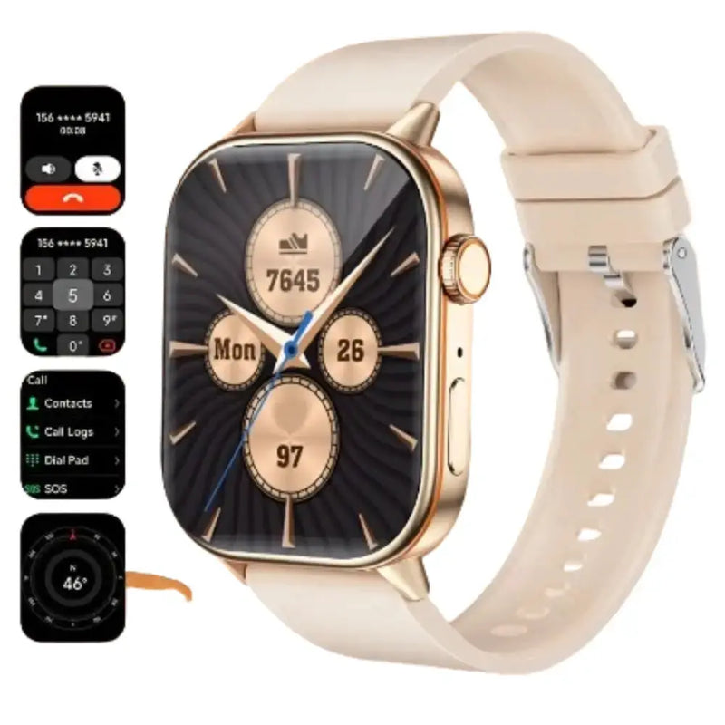 LIGE Outdoor Smartwatch – Large Screen with Compass & Music (10 different styles available) by Habicare
