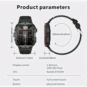 LIGE Smart Sports Watch – HD Touch Screen with Call Function (8 models available) by Habicare