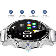 LIGE Smart Watch – 1.32" Full Touch Screen with Call Reminder, Fitness & Life Tracking (available in Black & Silver) by Habicare
