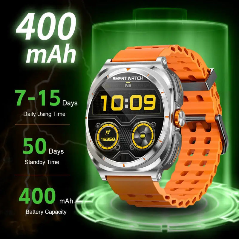 LIGE Smart Watch for Men & Women – 400mAh Battery, 100+ Sports Modes (3 colours available) by Habicare