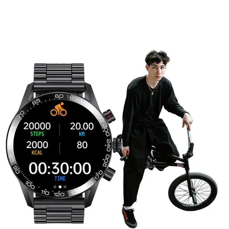 LIGE Smart Watch – Full Touch Screen with Wireless Calls (4 different types available) by Habicare