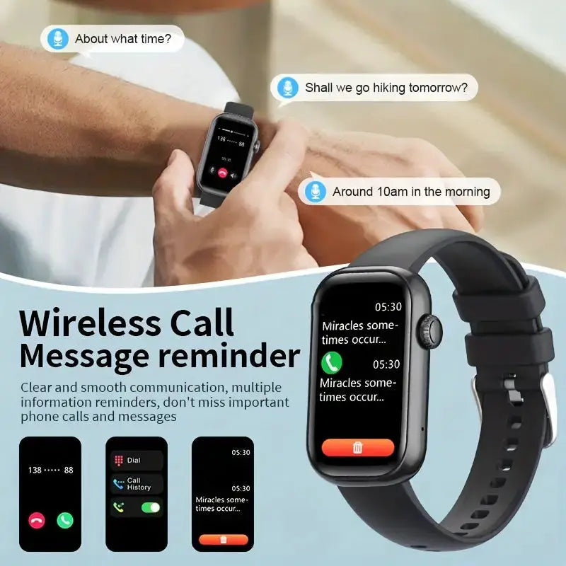 LIGE Smart Watch – HD TFT Display with Wireless Calls, 100+ Sports Modes (available in 3 colours) by Habicare