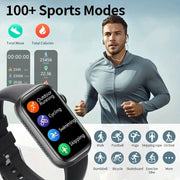 LIGE Smart Watch – HD TFT Display with Wireless Calls, 100+ Sports Modes (available in 3 colours) by Habicare