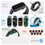 LIGE Smart Watch – HD TFT Display with Wireless Calls, 100+ Sports Modes (available in 3 colours) by Habicare