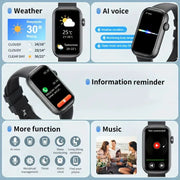 LIGE Smart Watch – HD TFT Display with Wireless Calls, 100+ Sports Modes (available in 3 colours) by Habicare
