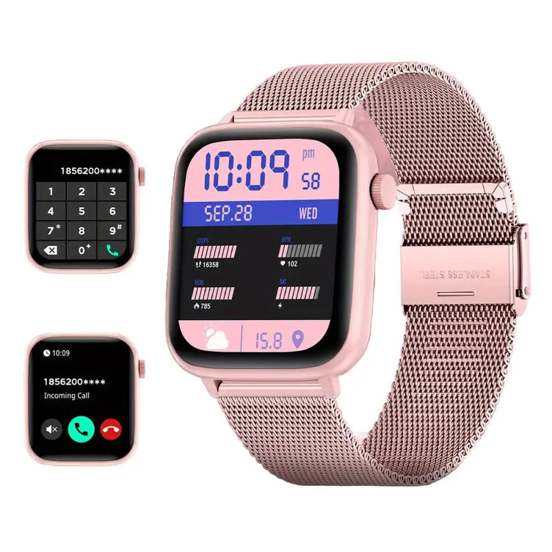 LIGE Smart Watch – HD TFT Screen, Wireless Calls, 128+ Sports Modes by Habicare