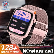 LIGE Smart Watch – HD TFT Screen, Wireless Calls, 128+ Sports Modes by Habicare