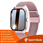 LIGE Smart Watch – Make/Answer Calls, Custom Wallpaper, Music Control (4 colours available) by Habicare
