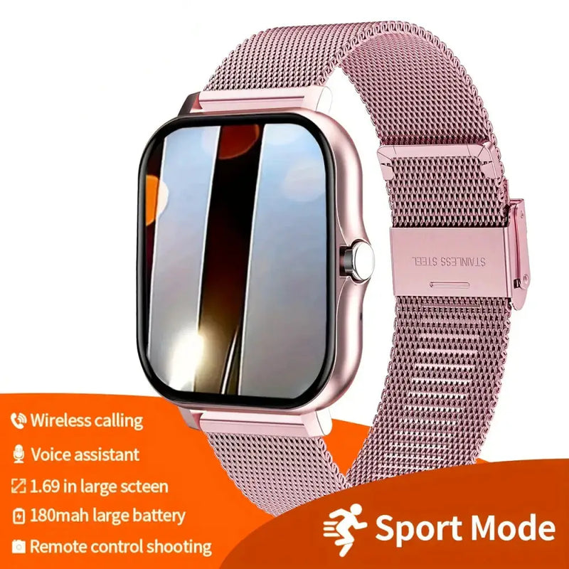 LIGE Smart Watch – Make/Answer Calls, Custom Wallpaper, Music Control (4 colours available) by Habicare