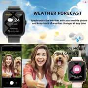 LIGE Smart Watch – Make/Answer Calls, Custom Wallpaper, Music Control (4 colours available) by Habicare
