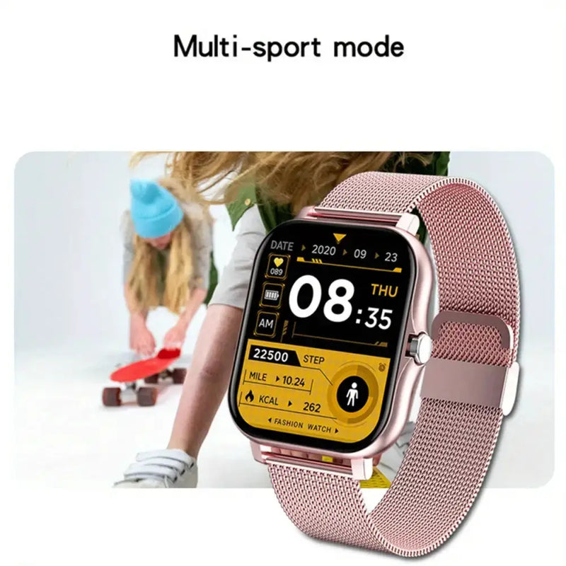 LIGE Smart Watch – Make/Answer Calls, Custom Wallpaper, Music Control (4 colours available) by Habicare