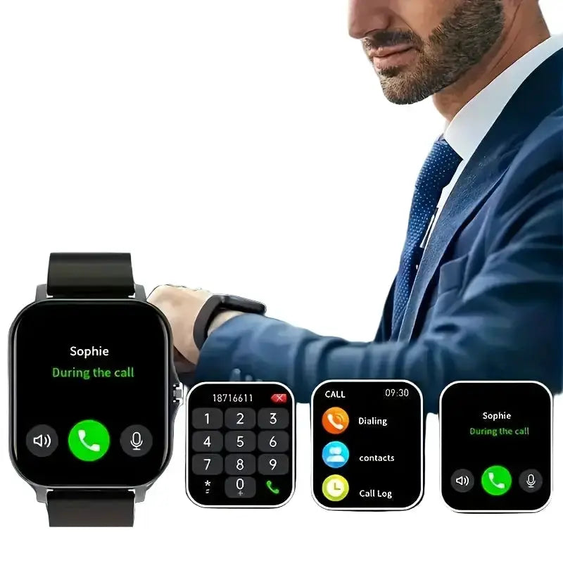 LIGE Smart Watch – Make/Answer Calls, Custom Wallpaper, Music Control (4 colours available) by Habicare