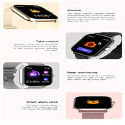 LIGE Smart Watch – Ultra-Thin Design with Wireless Calls (8 colours available) by Habicare