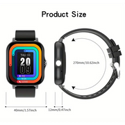 LIGE Smart Watch – Ultra-Thin Design with Wireless Calls (8 colours available) by Habicare