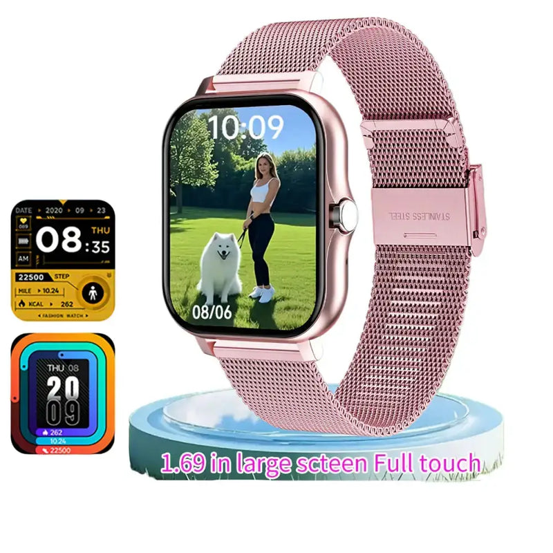 LIGE Smart Watch – Ultra-Thin Design with Wireless Calls (8 colours available) by Habicare