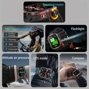 LIGE Smartwatch – HD Touch Display, Wireless Calls, Notifications, Pedometer & Long Battery Life by Habicare