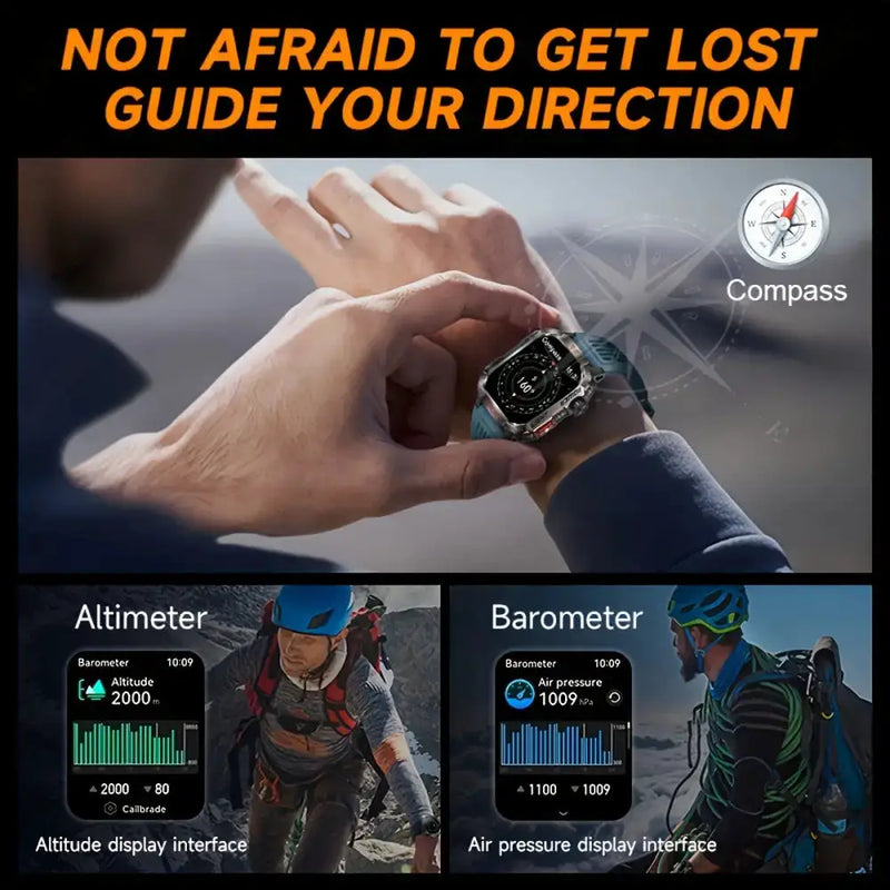 LIGE Smartwatch – HD Touch Display, Wireless Calls, Notifications, Pedometer & Long Battery Life by Habicare