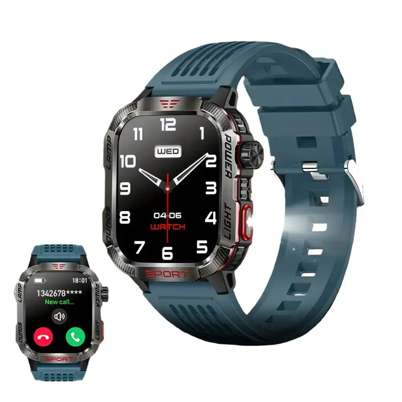 LIGE Smartwatch – HD Touch Display, Wireless Calls, Notifications, Pedometer & Long Battery Life by Habicare