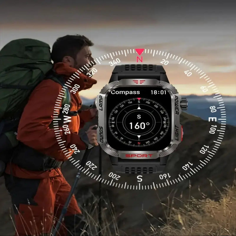 LIGE Smartwatch – HD Touch Display, Wireless Calls, Notifications, Pedometer & Long Battery Life by Habicare