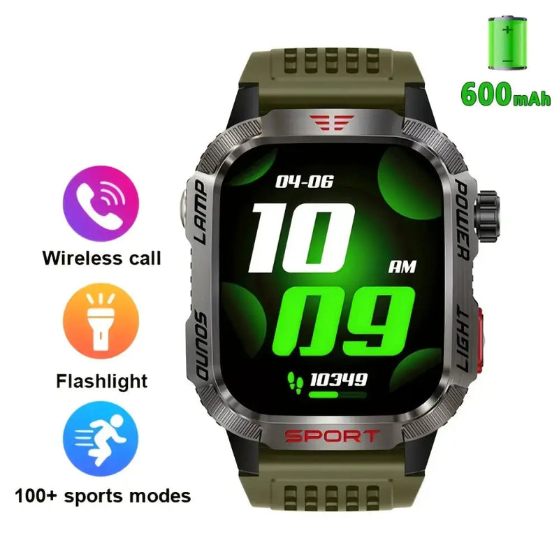 LIGE Smartwatch – HD Touch Display, Wireless Calls, Notifications, Pedometer & Long Battery Life by Habicare