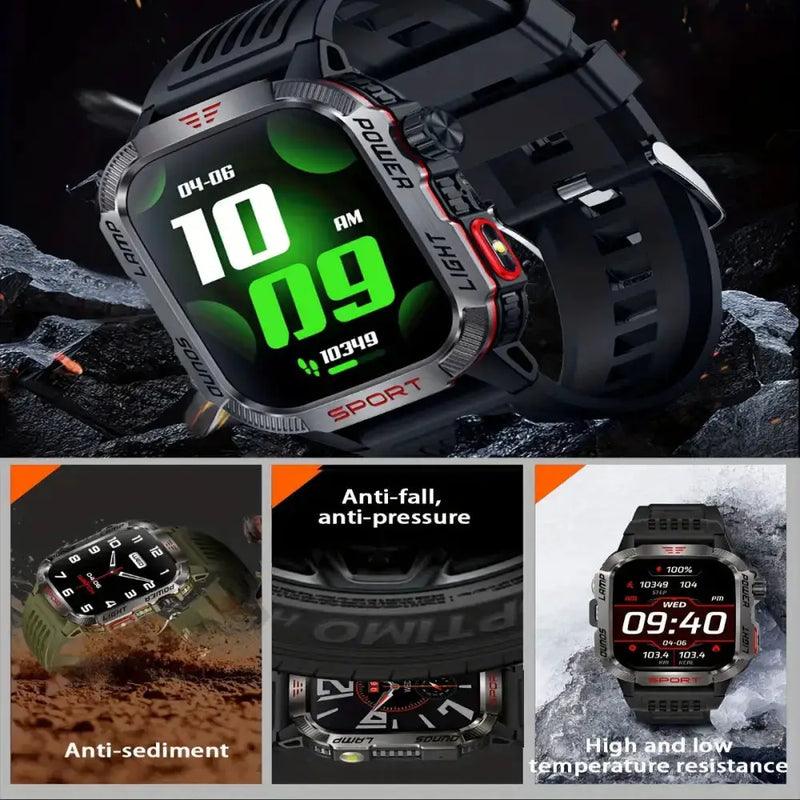LIGE Smartwatch – HD Touch Display, Wireless Calls, Notifications, Pedometer & Long Battery Life by Habicare