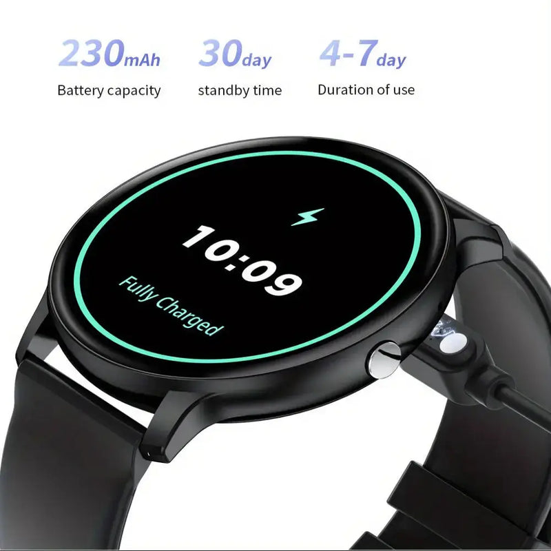 LIGE Smartwatch – Multi-Colour Silicone Strap (11 colours available) by Habicare