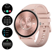 LIGE Smartwatch – Multi-Colour Silicone Strap (11 colours available) by Habicare