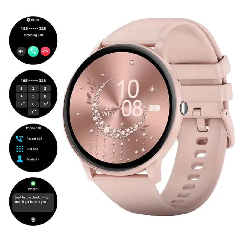 LIGE Smartwatch – Multi-Colour Silicone Strap (11 colours available) by Habicare