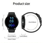 LIGE Smartwatch – Multi-Colour Silicone Strap (11 colours available) by Habicare