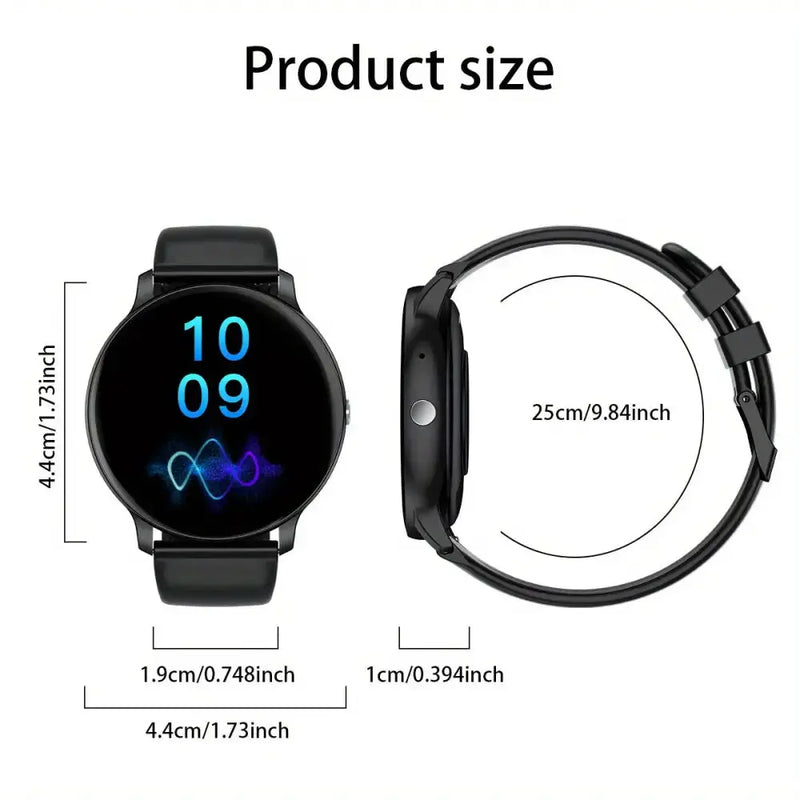 LIGE Smartwatch – Multi-Colour Silicone Strap (11 colours available) by Habicare