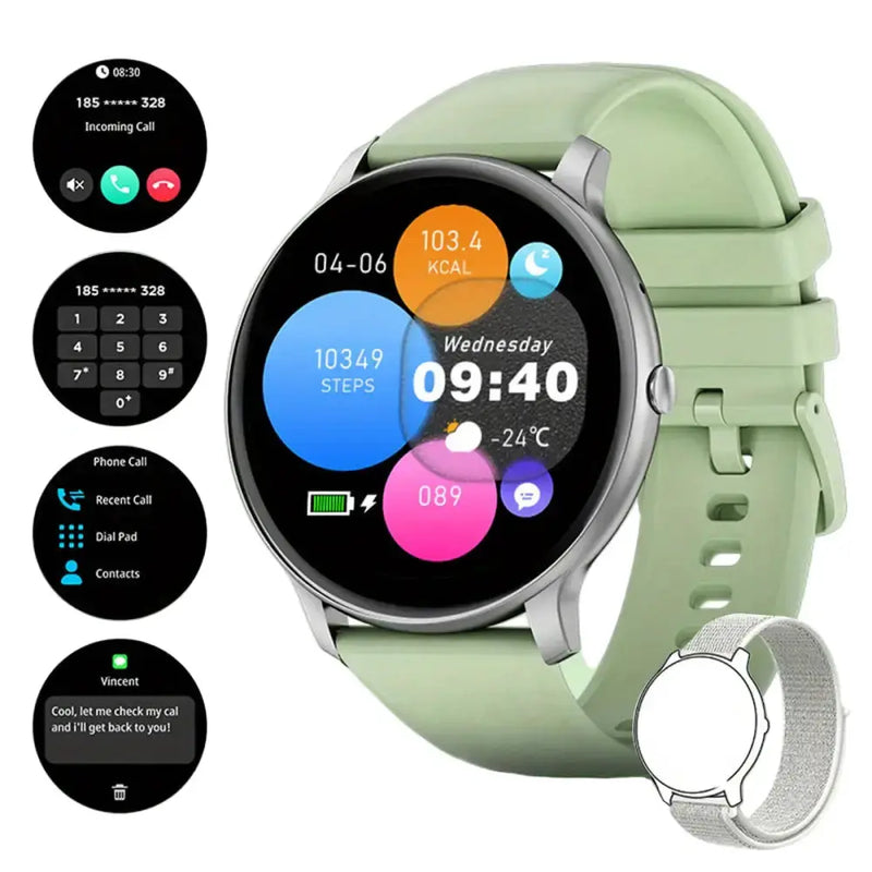 LIGE Smartwatch – Multi-Colour Silicone Strap (11 colours available) by Habicare