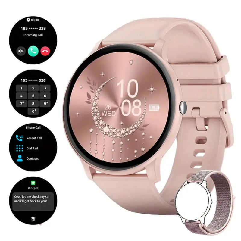 LIGE Smartwatch – Multi-Colour Silicone Strap (11 colours available) by Habicare