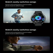 LIGE Smartwatch – Multi-Colour Silicone Strap (11 colours available) by Habicare