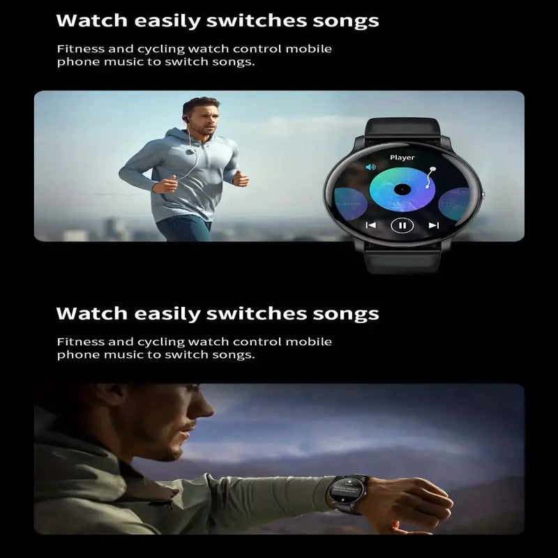 LIGE Smartwatch – Multi-Colour Silicone Strap (11 colours available) by Habicare