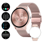LIGE Smartwatch – Multi-Colour Silicone Strap (11 colours available) by Habicare