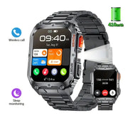 LIGE Smartwatch – Wireless Calling, 100+ Sports Modes, AI Voice (4 types available) by Habicare