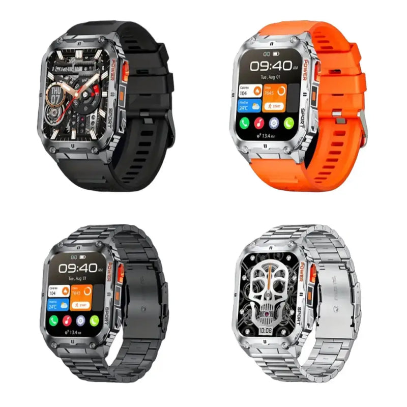 LIGE Smartwatch – Wireless Calling, 100+ Sports Modes, AI Voice (4 types available) by Habicare